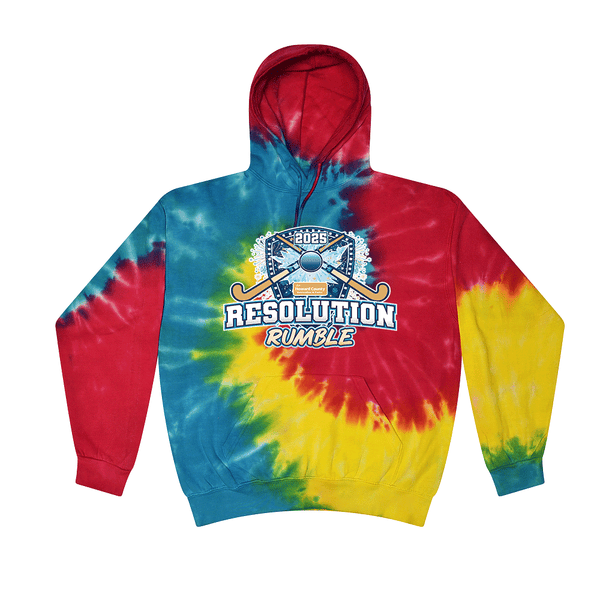 Tie Dyed Hoodie - 2025 Resolution Rumble