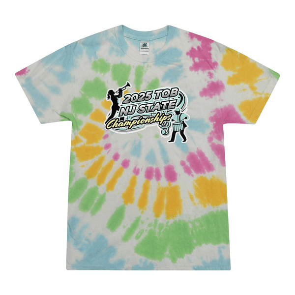 Tie Dyed T-shirt - 2025 TOB NJ State Championships