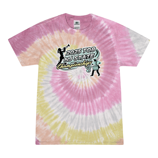 Tie Dyed T-shirt - 2025 TOB NJ State Championships