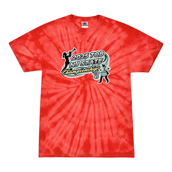 Tie Dyed T-shirt - 2025 TOB NJ State Championships