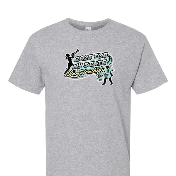 Solid Short Sleeve T-shirt - 2025 TOB NJ State Championships