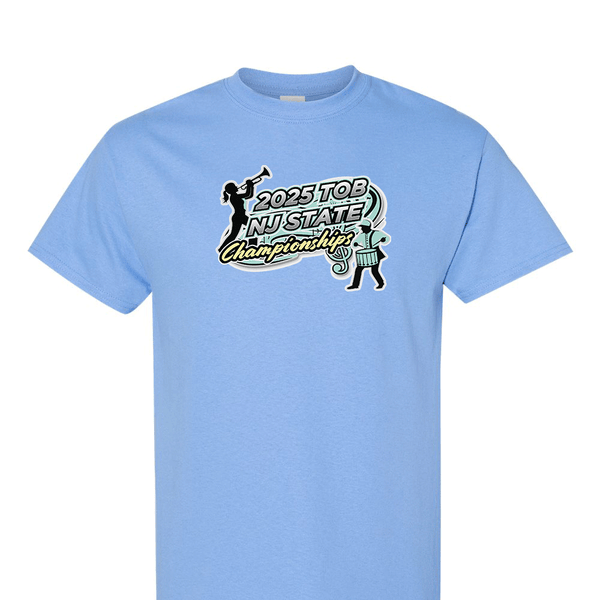 Solid Short Sleeve T-shirt - 2025 TOB NJ State Championships