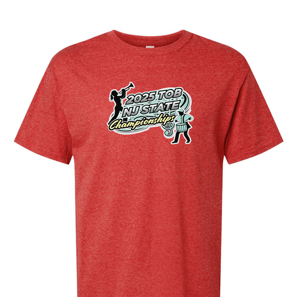 Solid Short Sleeve T-shirt - 2025 TOB NJ State Championships