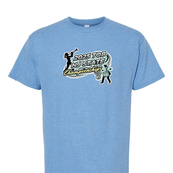 Solid Short Sleeve T-shirt - 2025 TOB NJ State Championships