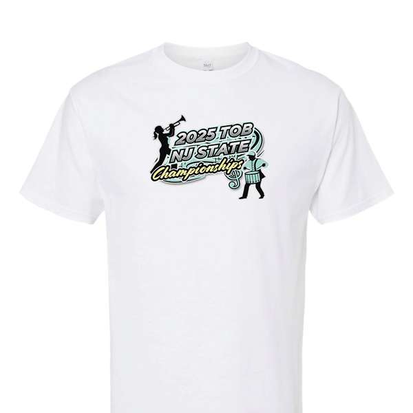 Solid Short Sleeve T-shirt - 2025 TOB NJ State Championships