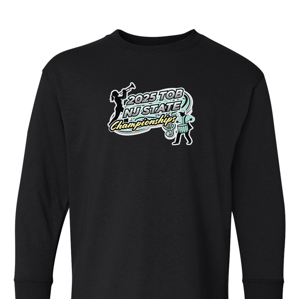 Solid Long Sleeve T-shirt - 2025 TOB NJ State Championships