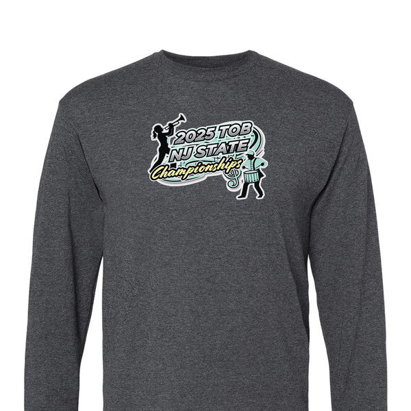 Solid Long Sleeve T-shirt - 2025 TOB NJ State Championships