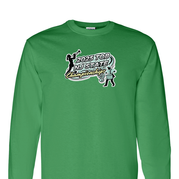 Solid Long Sleeve T-shirt - 2025 TOB NJ State Championships