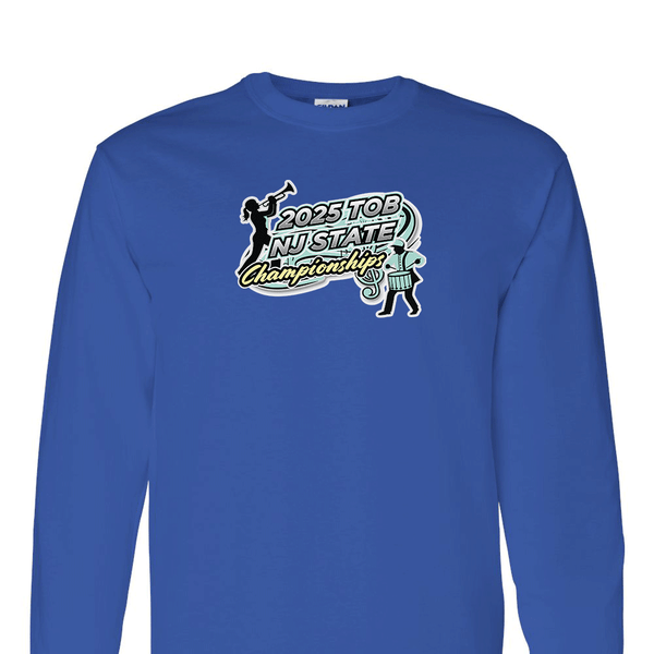 Solid Long Sleeve T-shirt - 2025 TOB NJ State Championships