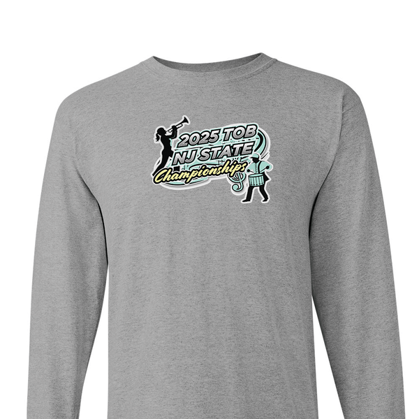 Solid Long Sleeve T-shirt - 2025 TOB NJ State Championships