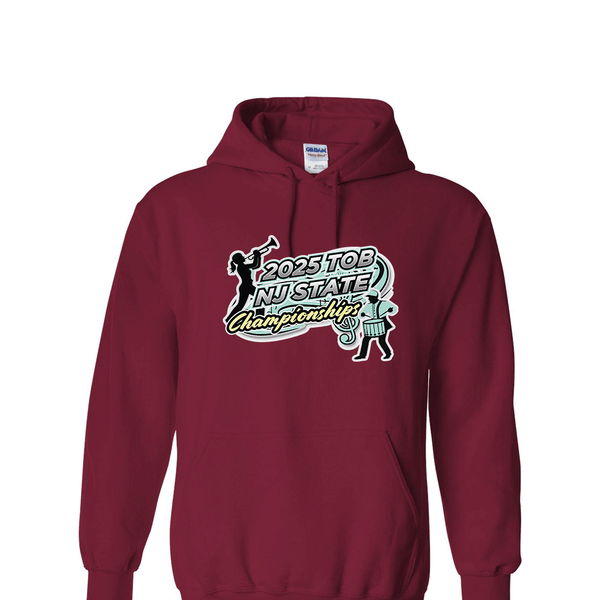 Solid Hoodie - 2025 TOB NJ State Championships