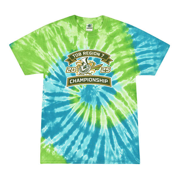 Tie Dyed T-shirt - 2025 TOB Region 7 Championship