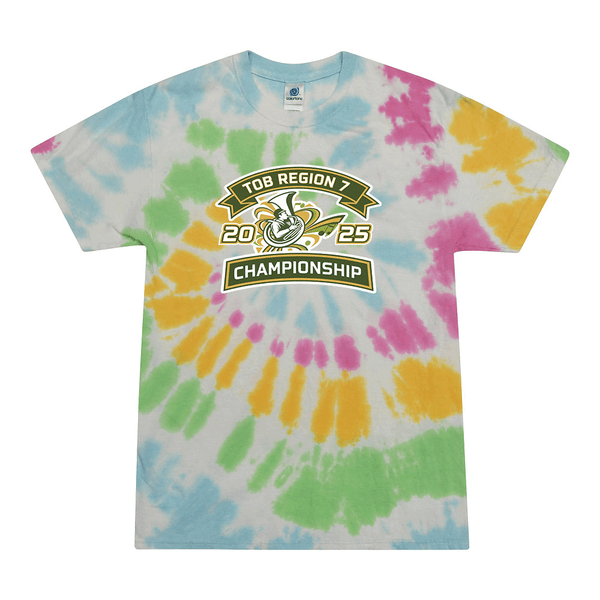 Tie Dyed T-shirt - 2025 TOB Region 7 Championship