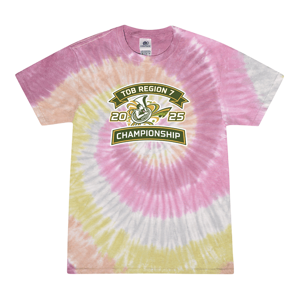 Tie Dyed T-shirt - 2025 TOB Region 7 Championship
