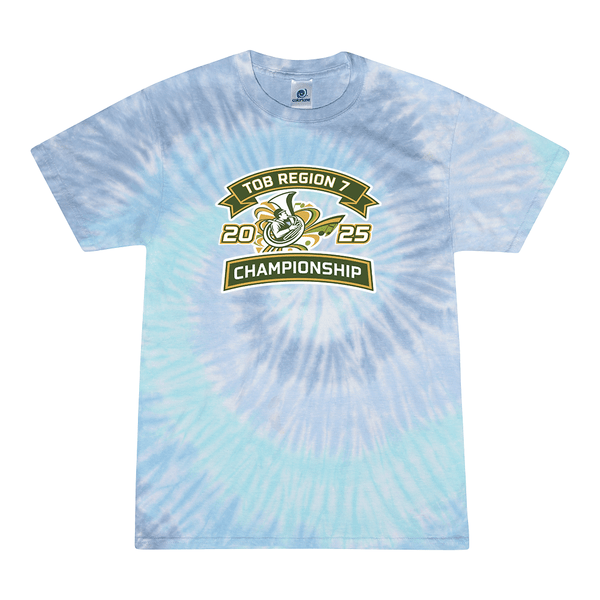 Tie Dyed T-shirt - 2025 TOB Region 7 Championship