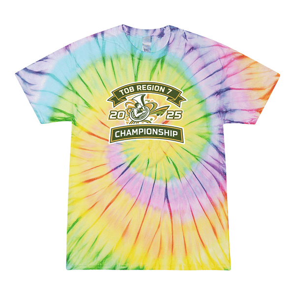 Tie Dyed T-shirt - 2025 TOB Region 7 Championship