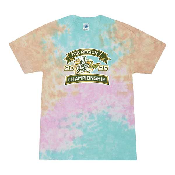 Tie Dyed T-shirt - 2025 TOB Region 7 Championship
