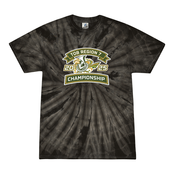 Tie Dyed T-shirt - 2025 TOB Region 7 Championship