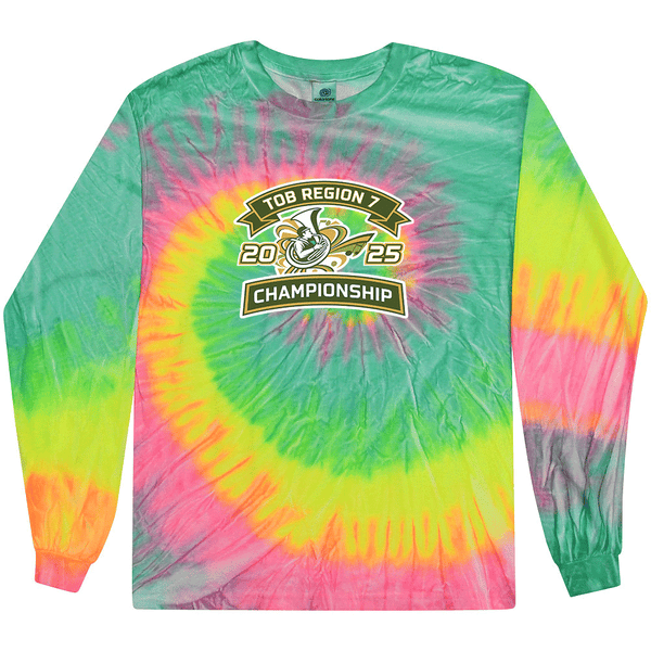 Tie Dyed Long Sleeve- 2025 TOB Region 7 Championship