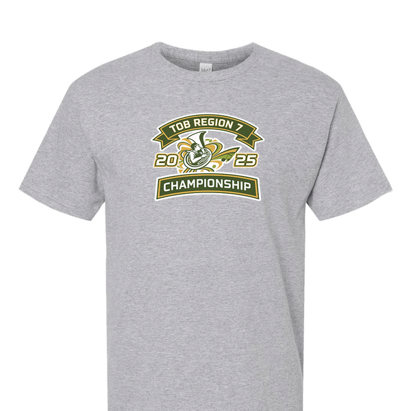 Solid Short Sleeve T-shirt - 2025 TOB Region 7 Championship