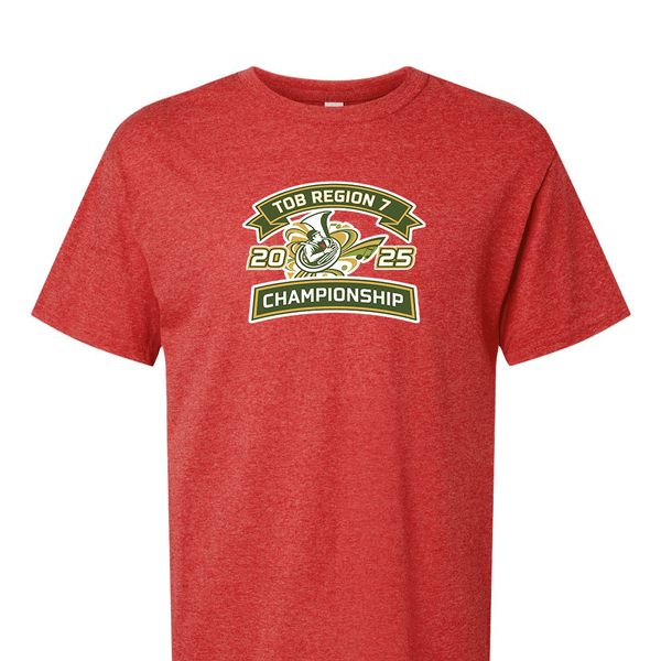 Solid Short Sleeve T-shirt - 2025 TOB Region 7 Championship