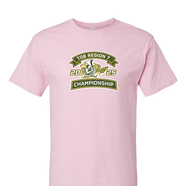 Solid Short Sleeve T-shirt - 2025 TOB Region 7 Championship
