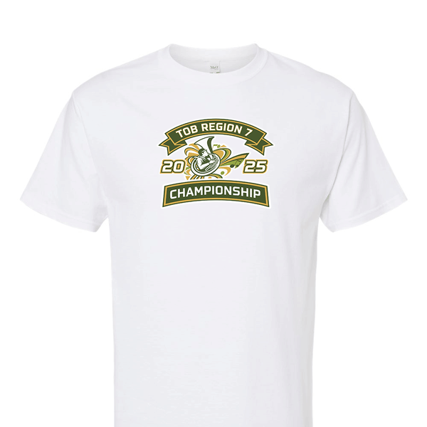 Solid Short Sleeve T-shirt - 2025 TOB Region 7 Championship