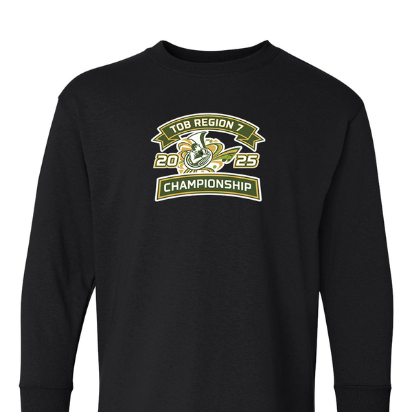 Solid Long Sleeve T-shirt - 2025 TOB Region 7 Championship