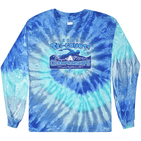 Tie Dyed Long Sleeve- 2025 TRI-County A Swim Championships