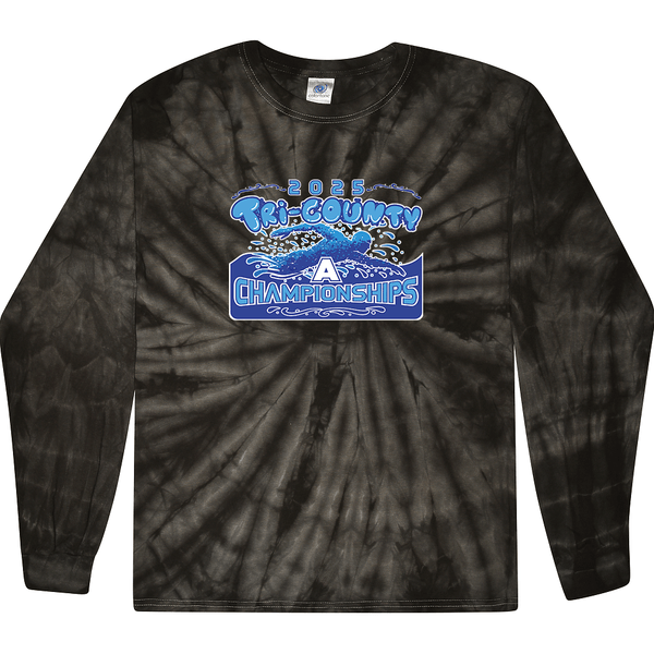 Tie Dyed Long Sleeve- 2025 TRI-County A Swim Championships