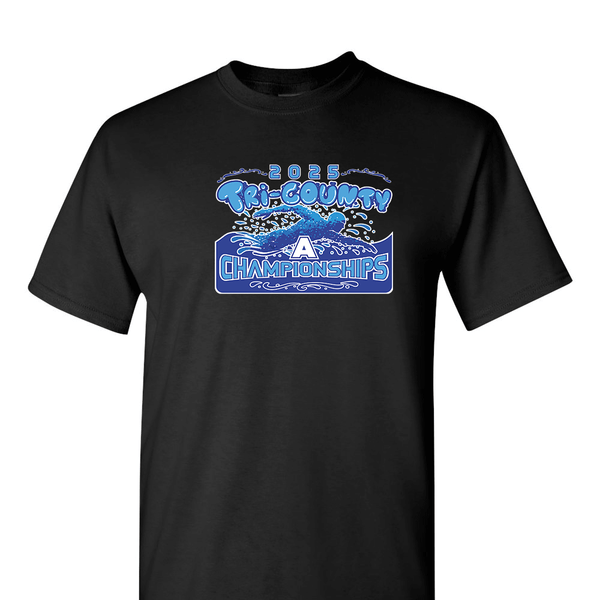 Solid Short Sleeve T-shirt - 2025 TRI-County A Swim Championships