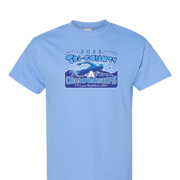 Solid Short Sleeve T-shirt - 2025 TRI-County A Swim Championships