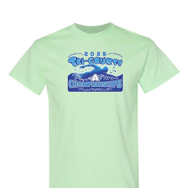 Solid Short Sleeve T-shirt - 2025 TRI-County A Swim Championships