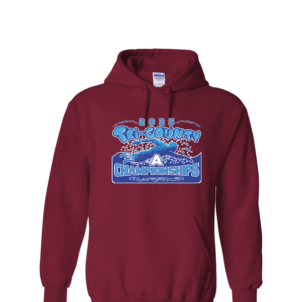 Solid Hoodie - 2025 TRI-County A Swim Championships