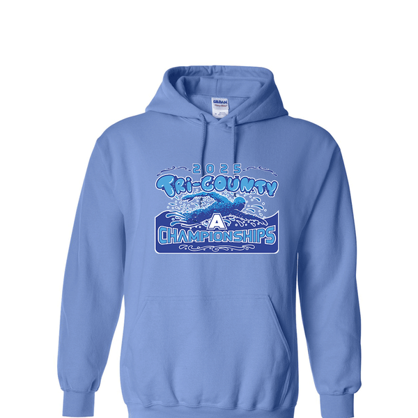 Solid Hoodie - 2025 TRI-County A Swim Championships