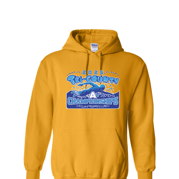 Solid Hoodie - 2025 TRI-County A Swim Championships