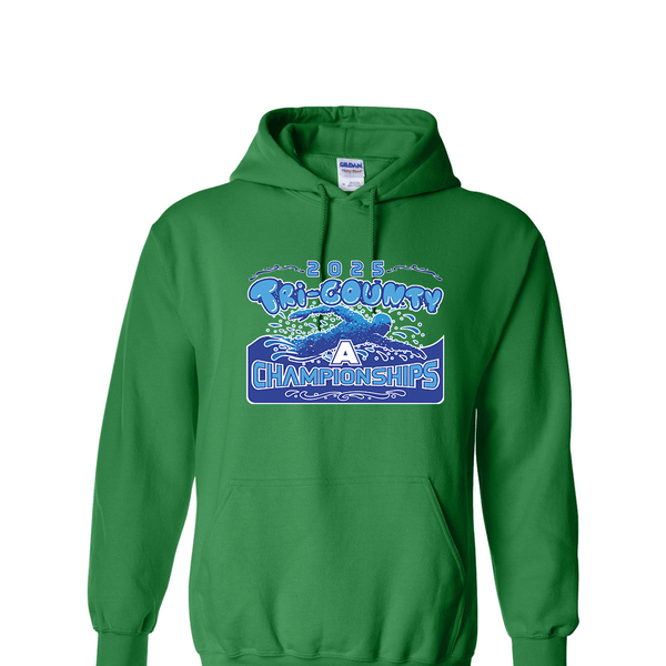 Solid Hoodie - 2025 TRI-County A Swim Championships