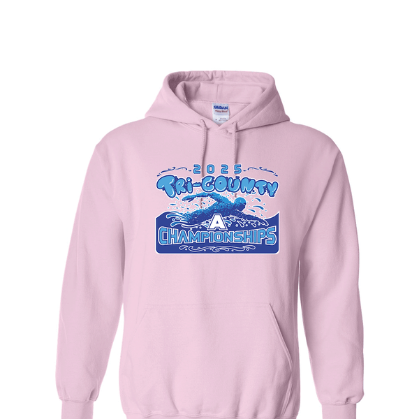Solid Hoodie - 2025 TRI-County A Swim Championships