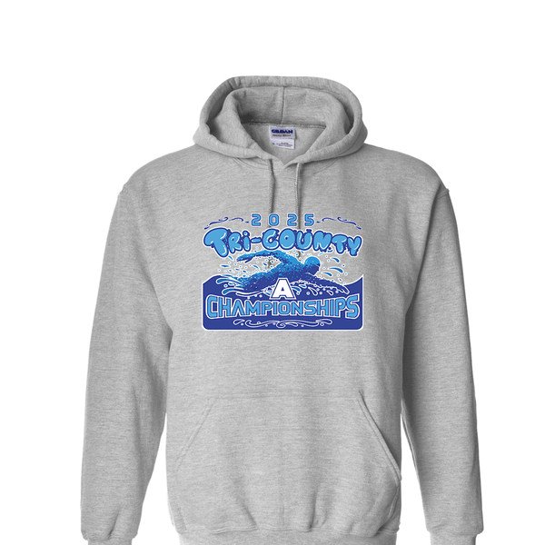 Solid Hoodie - 2025 TRI-County A Swim Championships