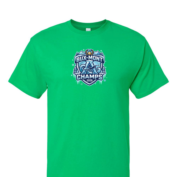 Solid Short Sleeve T-shirt - 2026 Bux-Mont A Champs