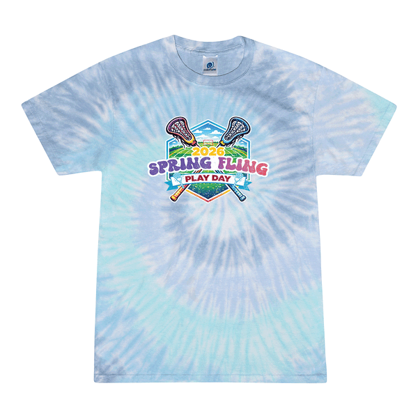 Tie Dyed T-shirt - 2026 CYLA Spring Fling Play Day