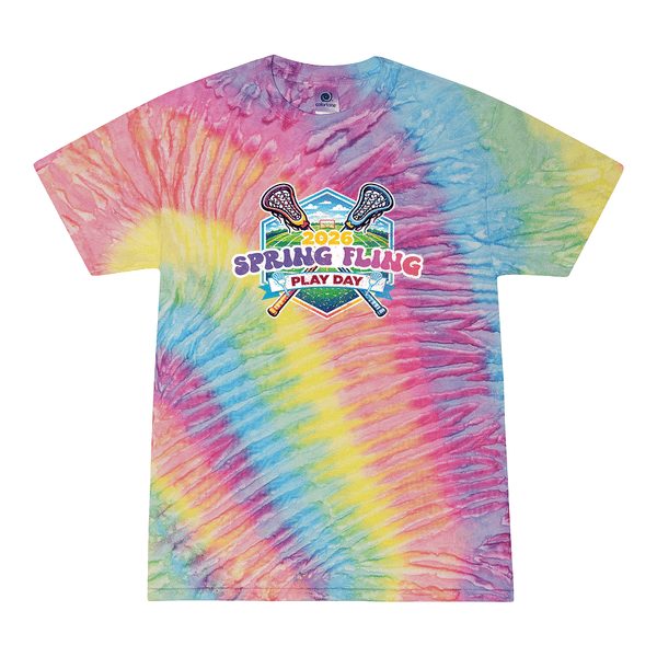 Tie Dyed T-shirt - 2026 CYLA Spring Fling Play Day