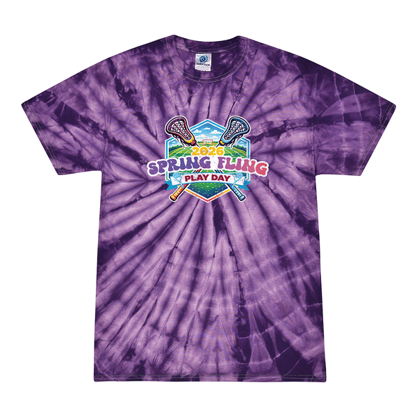 Tie Dyed T-shirt - 2026 CYLA Spring Fling Play Day