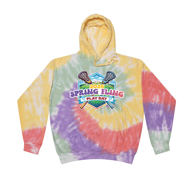 Tie Dyed Hoodie - 2026 CYLA Spring Fling Play Day