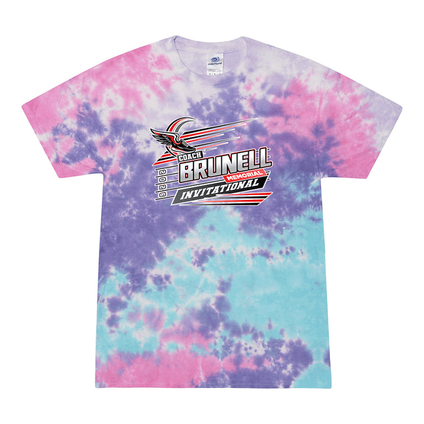 Tie Dyed T-shirt - 2026 Coach Brunell Memorial Invitational