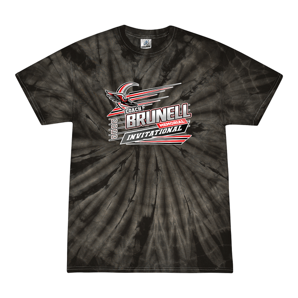 Tie Dyed T-shirt - 2026 Coach Brunell Memorial Invitational