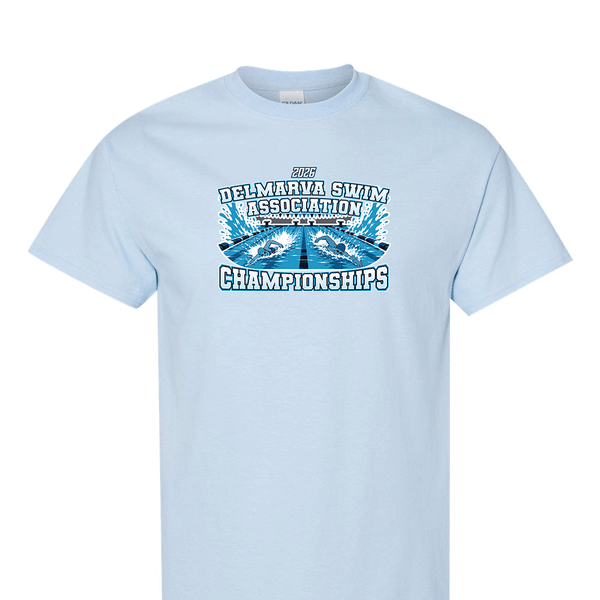 Solid Short Sleeve T-shirt - 2026 Delmarva Swim Association Championships
