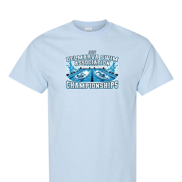 Solid Short Sleeve T-shirt - 2026 Delmarva Swim Association Championships