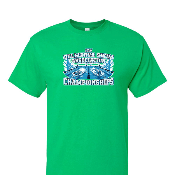 Solid Short Sleeve T-shirt - 2026 Delmarva Swim Association Championships