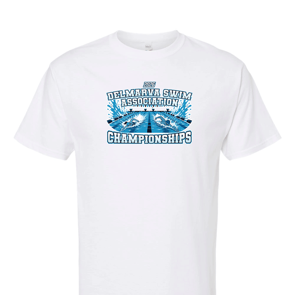Solid Short Sleeve T-shirt - 2026 Delmarva Swim Association Championships